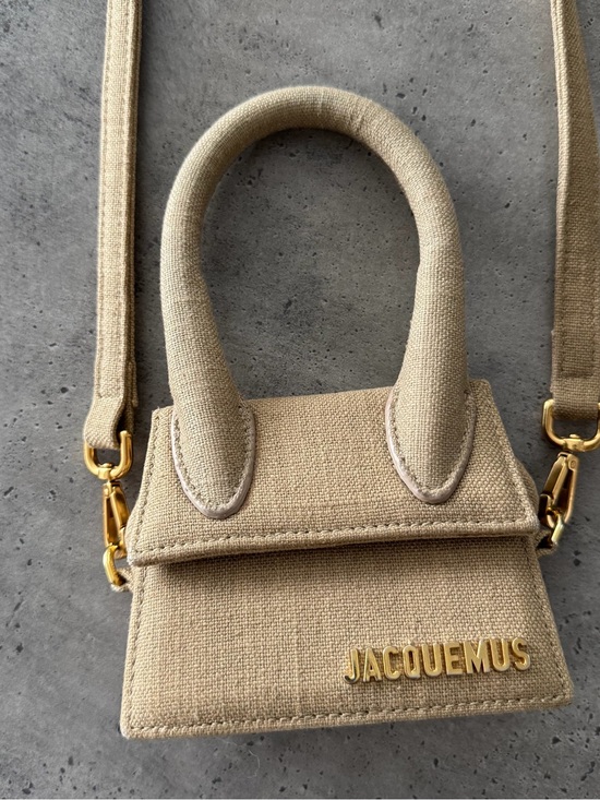 Jacquemus Handbags - Jacquemus bag mini chiquito in canvas beige tan